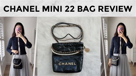 chanel 22 small navy|Chanel 22 mini bag.